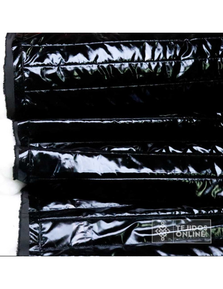 Tela Acolchado Negra | Telas para Abrigos de Moda - Imagen 2