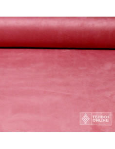 Antelina Rosa Reversible Con Polipiel | Telas de Moda - Imagen 1