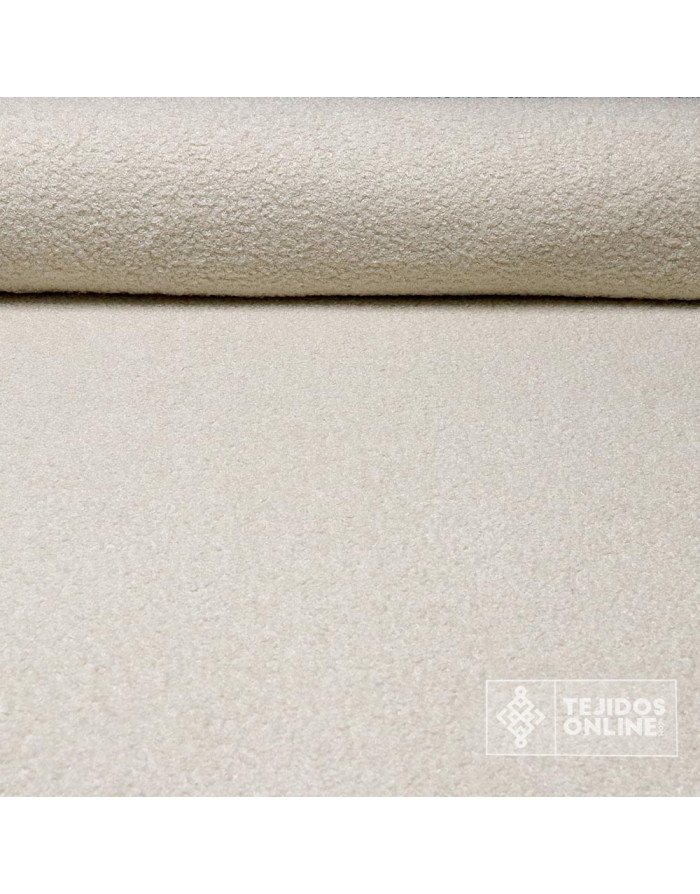 Baguilla Lisa Crema - Tela Baguilla para Chaquetas y Abrigos - Imagen 1