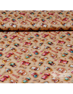 Tela Algodón Infantil Doctores | Telas Infantiles - Imagen 1