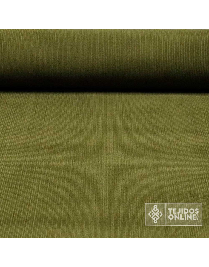 Tela Pana Verde - Telas de Pana - Tienda de Telas - Imagen 1