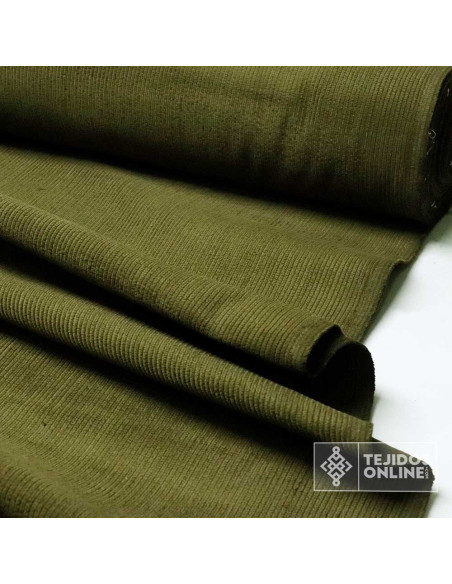 Tela Pana Verde - Telas de Pana - Tienda de Telas - Imagen 3