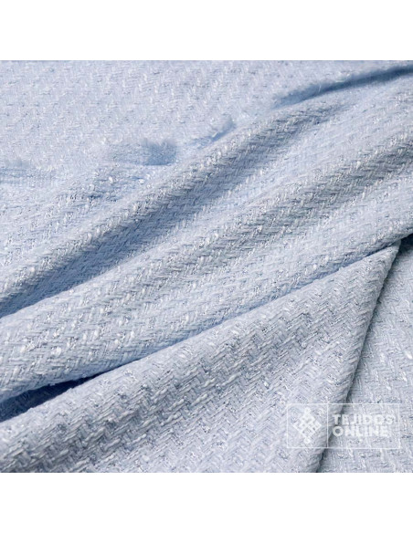 Tela Chanel con Lurex Plata - Tienda de Telas - Imagen 3