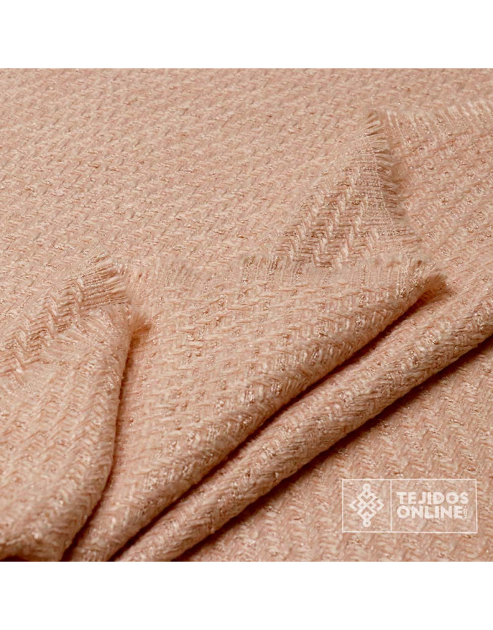 Tela Chanel con Lurex Plata - Tienda de Telas - Imagen 2