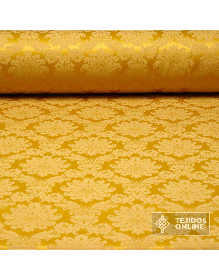 Damasco Dorado Versace - Retal - Tela para Semana Santa - Imagen 1