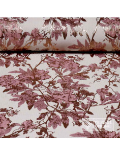 Jacquard Brocado Flor Milano - Telas de Moda - Imagen 2