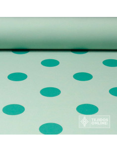 Tela Verde Agua Lunar Oscuro Galleta