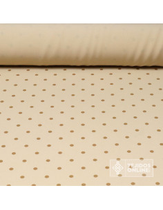 Tela Beige con Lycra Lunar Pequeño