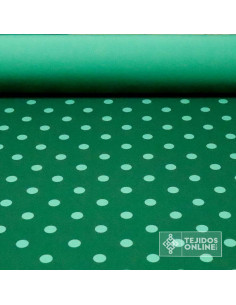 Tela Verde Botella Lunar Esmeralda