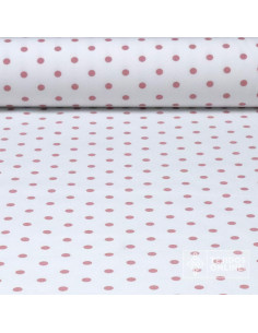 Popelín Blanco Lent Maquillaje - Retal | Telas de Retales - Imagen 1