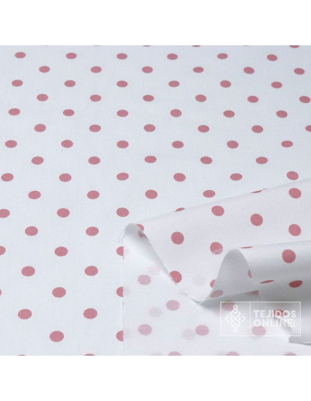 Popelín Blanco Lent Maquillaje - Retal | Telas de Retales - Imagen 2