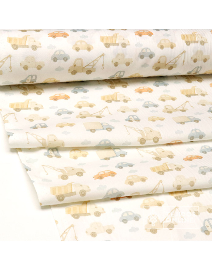 Tela de Infantil de Coches Algodón - 100% Algodón Infantil - Imagen 4