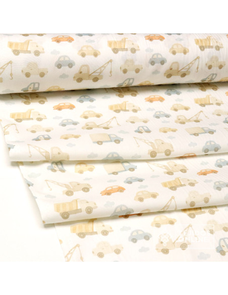 Tela de Infantil de Coches Algodón - 100% Algodón Infantil - Imagen 4