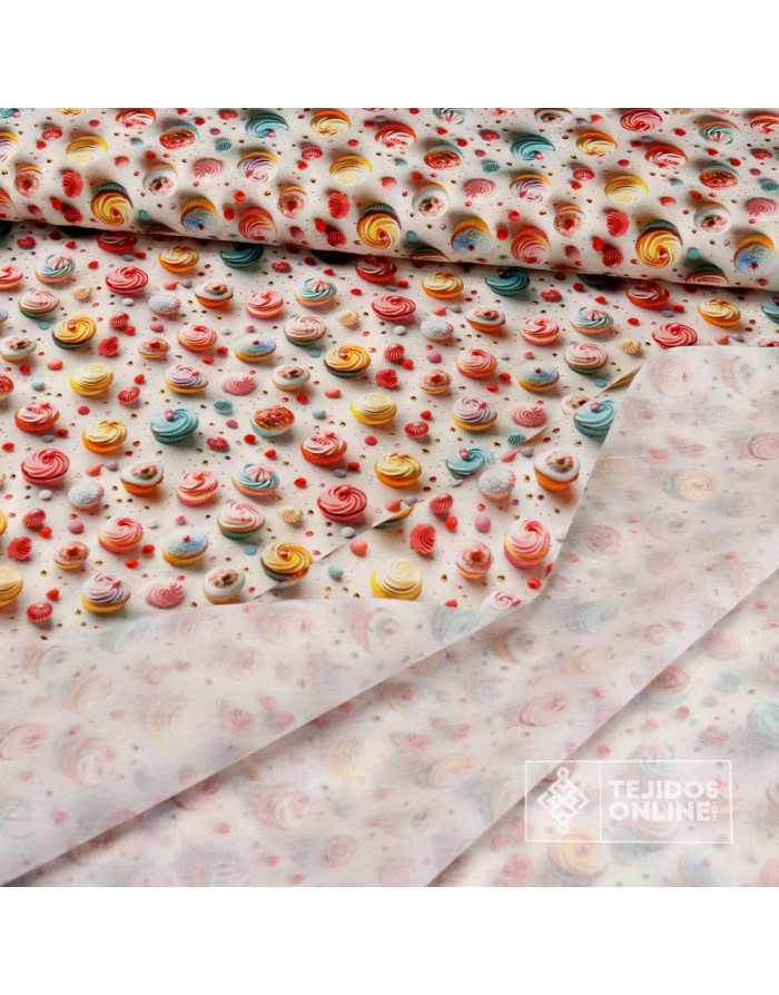 Tela Estampada Cut Kate Infantil - 100% Algodón Infantil - Imagen 3