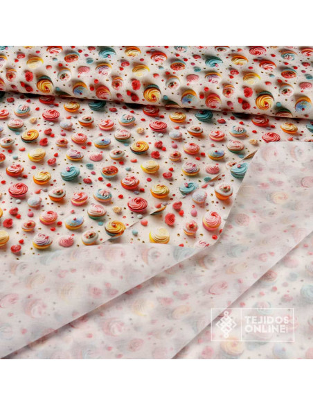 Tela Estampada Cut Kate Infantil - 100% Algodón Infantil - Imagen 3