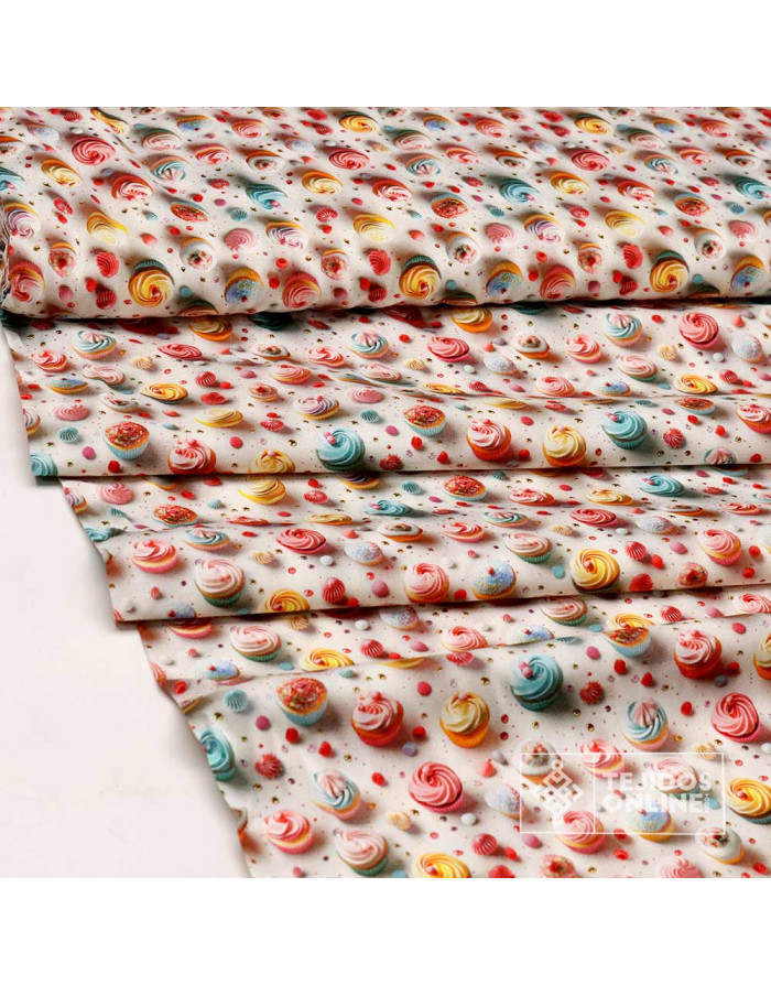 Tela Estampada Cut Kate Infantil - 100% Algodón Infantil - Imagen 2