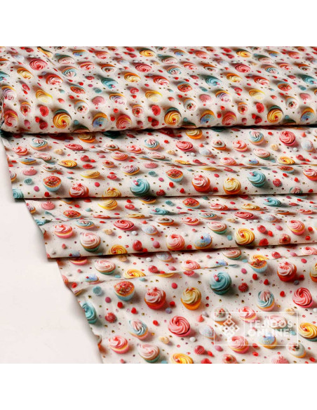 Tela Estampada Cut Kate Infantil - 100% Algodón Infantil - Imagen 2