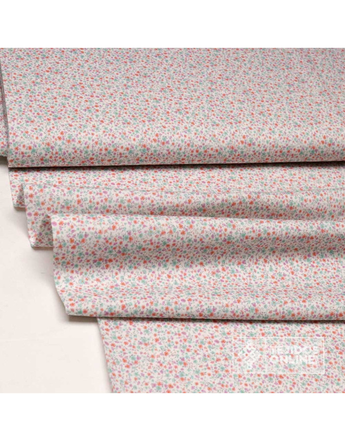 Tela Algodón Flores Liberty Eva - 100% Algodón Infantil - Imagen 2