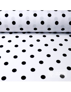 Tela Blanca Lunar Negro