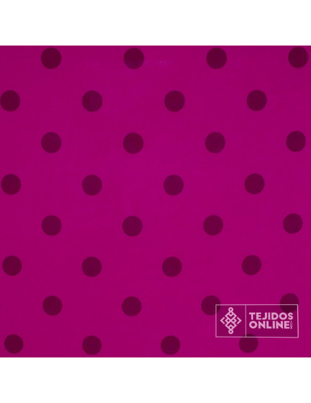 Tela Buganvilia Lunar Buganvilia Oscuro - Telas de Flamenca - Imagen 3