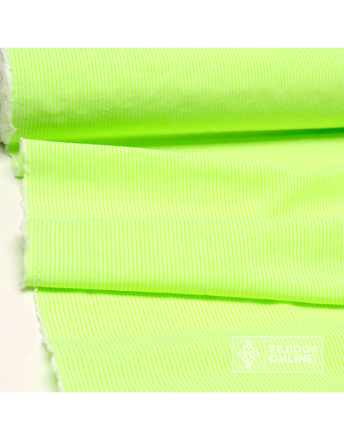Tela Vichy Seerschuker Rayas Fluor- TejidosOnline - Telas de Vichy - Imagen 2