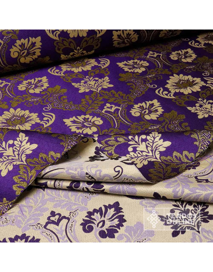 Brocado Morado Sacro  - Telas Para Cofradías - Imagen 3