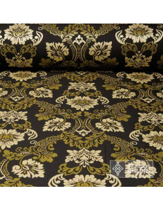 Brocado Negro Sacro - Telas Para Cofradías - Imagen 1