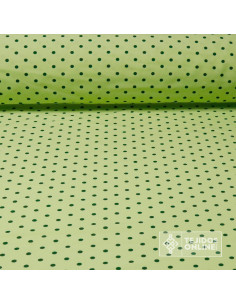 Tela Verde Olivo Lunar Verde Botella | Telas de Lunares - Imagen 1