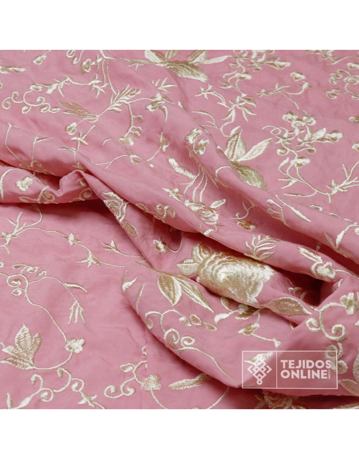 Mantoncillo Rosa Maquillaje con Flores Champang | Mantoncillos - Imagen 4