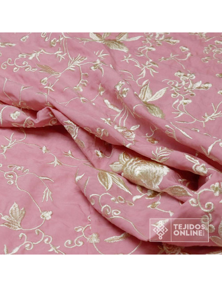 Mantoncillo Rosa Maquillaje con Flores Champang | Mantoncillos - Imagen 4