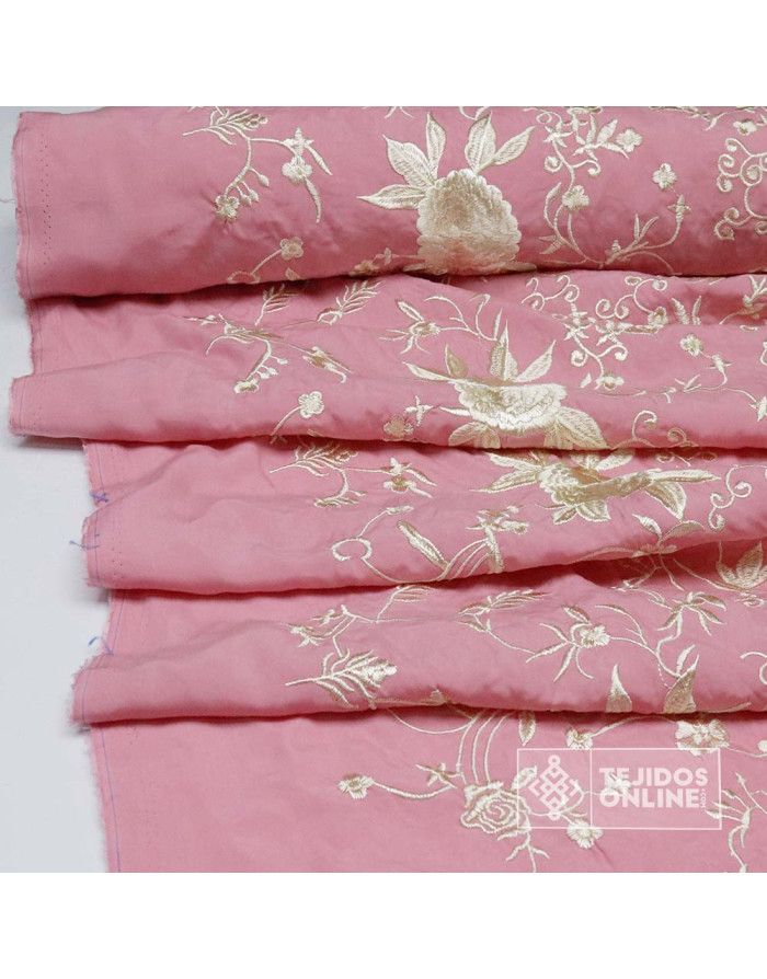 Mantoncillo Rosa Maquillaje con Flores Champang | Mantoncillos - Imagen 5