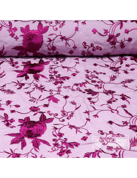 Mantoncillo Malva con Flores Buganvilia | Mantoncillos - Imagen 1