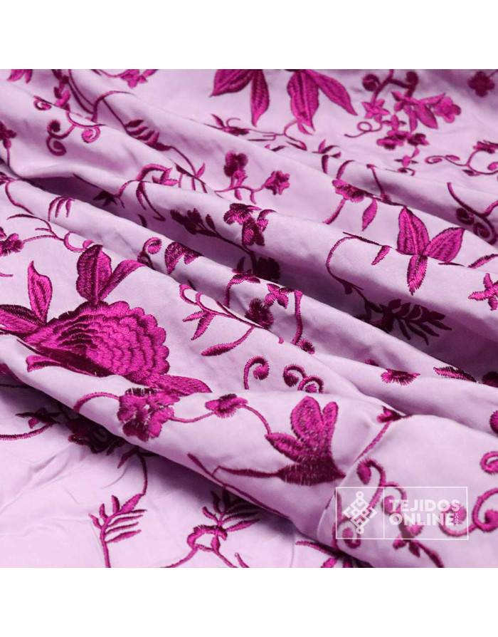 Mantoncillo Malva con Flores Buganvilia | Mantoncillos - Imagen 2