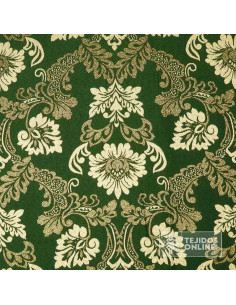 Brocado Verde Sacro - Telas Para Cofradías - Imagen 2