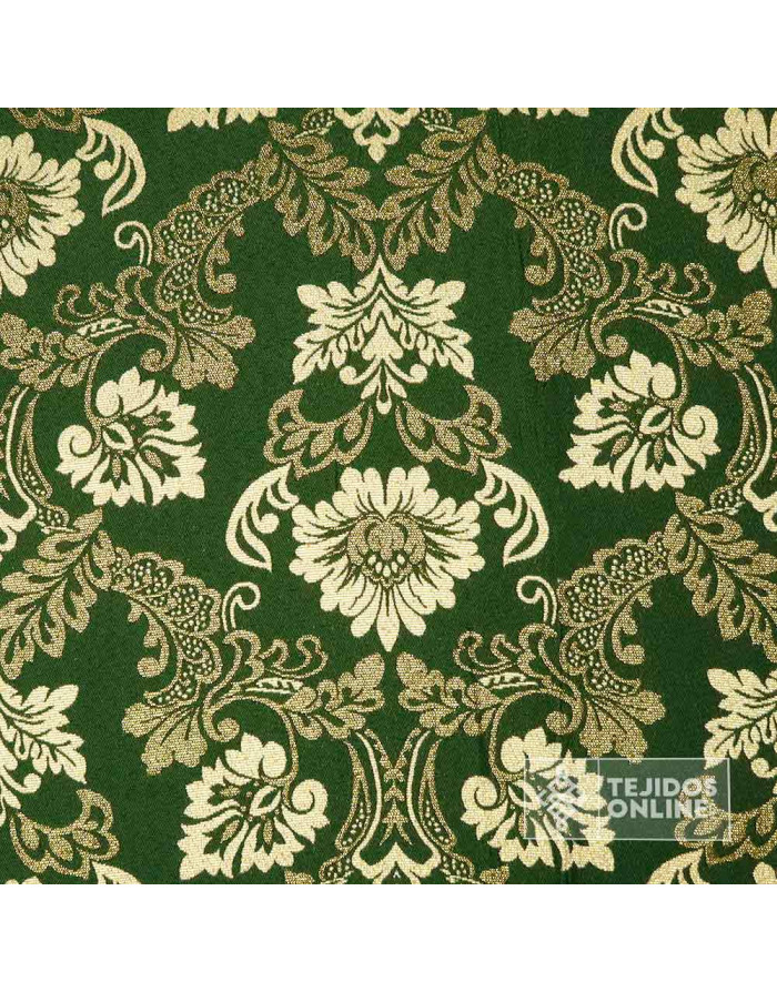 Brocado Verde Sacro - Telas Para Cofradías - Imagen 2