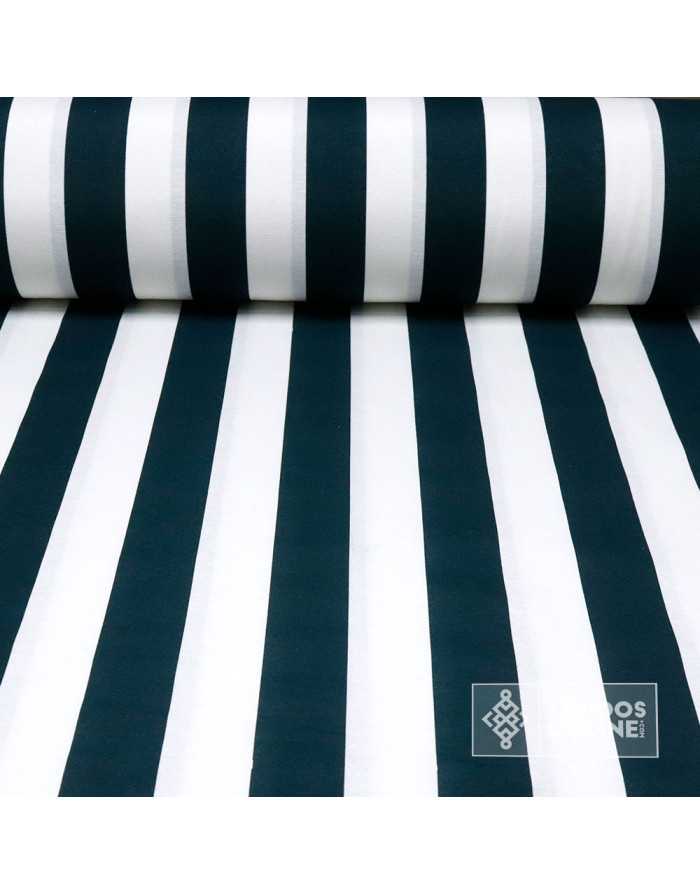 Loneta Rayas Anchas - Telas Para Cortinas de Feria - Telas Online - Imagen 1