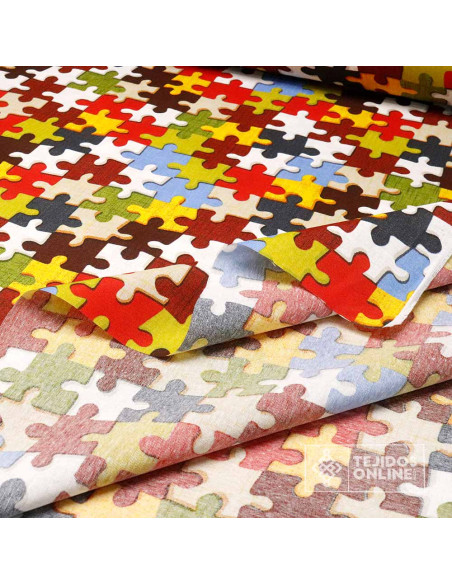 Tela de Puzzle | Tela para Decoración y Manualidades - Imagen 3