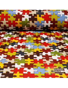 Tela de Puzzle | Tela para Decoración y Manualidades - Imagen 1