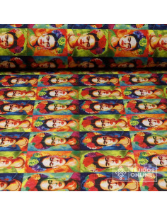 Loneta Cartago Frida Kahlo - Estampado Mujer Frida Kahlo - Imagen 1