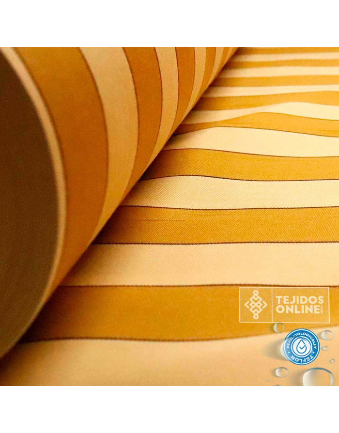 Toldo Rayas Albero Teflón Sofia - Telas para Exterior de Rayas - Imagen 4