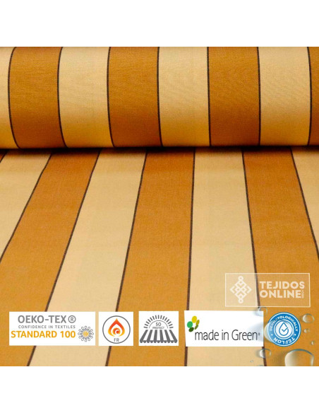 Toldo Rayas Albero Teflón Sofia - Telas para Exterior de Rayas - Imagen 1