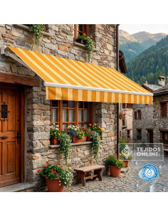 Toldo Rayas Albero Teflón Sofia - Telas para Exterior de Rayas - Imagen 2