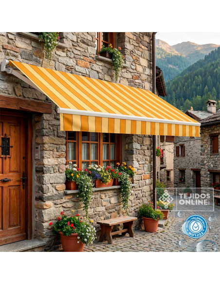 Toldo Rayas Albero Teflón Sofia - Telas para Exterior de Rayas - Imagen 2