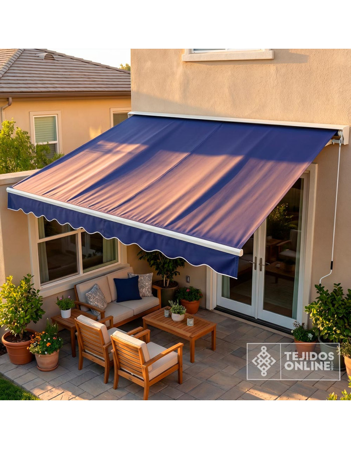 Toldo Azul Marino Teflón - Telas para Toldos - Imagen 2