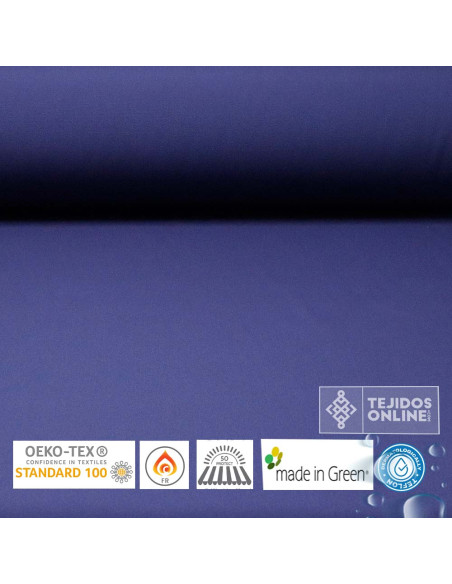 Toldo Azul Marino Teflón - Telas para Toldos - Imagen 1