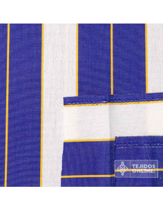 Toldo Rayas Azul para Exterior Andalucía- Telas para Terrazas - Imagen 2