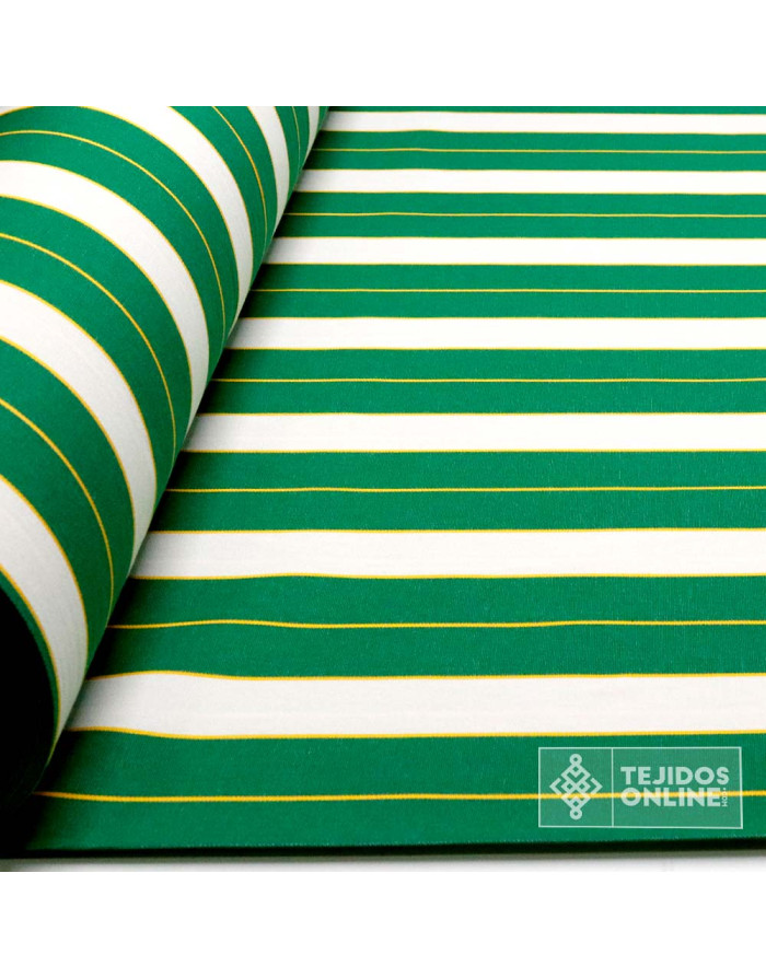 Toldo Rayas Verde para Exterior Andalucía - Telas para Terrazas - Imagen 3