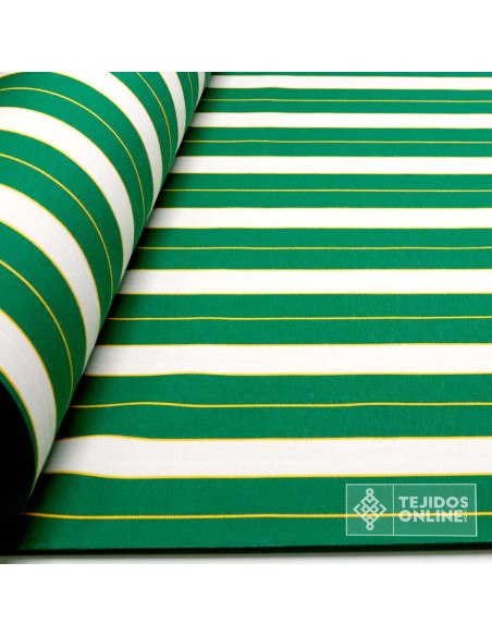 Toldo Rayas Verde para Exterior Andalucía - Telas para Terrazas - Imagen 3