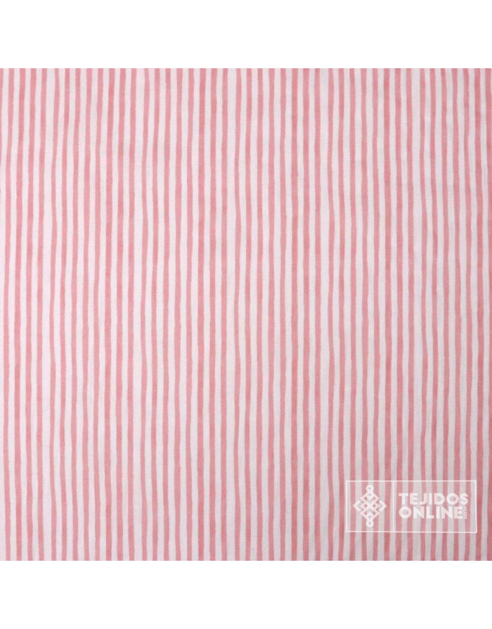 Tela de Rayas 100% Algodón Pastel - Rayas Infantiles Tela - Imagen 2