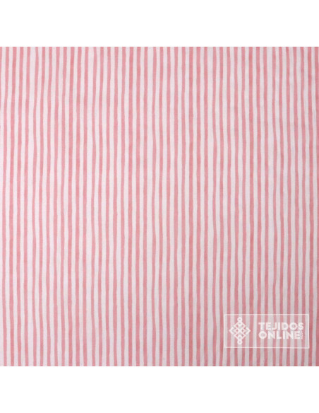 Tela de Rayas 100% Algodón Pastel - Rayas Infantiles Tela - Imagen 2